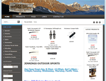 Tablet Screenshot of jenningsoutdoorsports.com